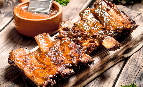 Picture of Ribs with Honey BBQ