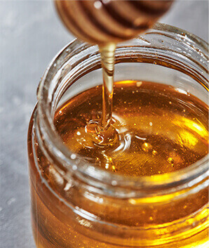 Pure Honey in a Jar