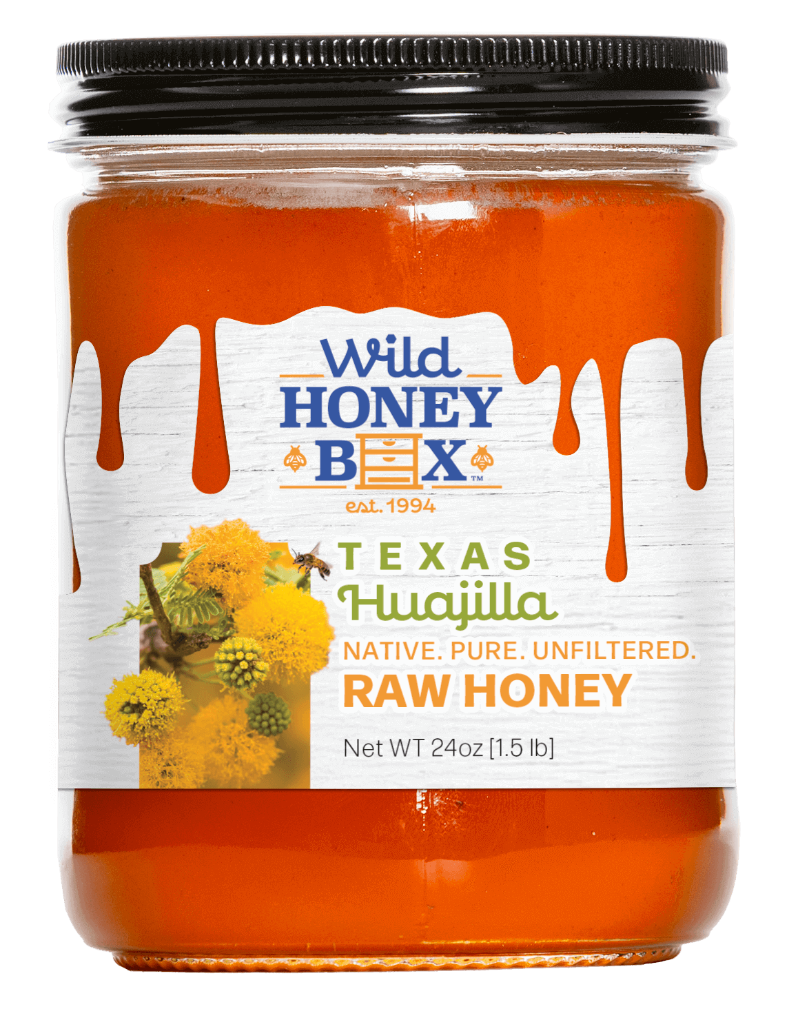 Wild Honey Box's Texas Huajilla Raw Honey product photo