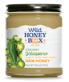 Creamy Jalapeno Raw Honey jar image