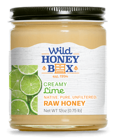 Creamy Lime Raw Honey jar image